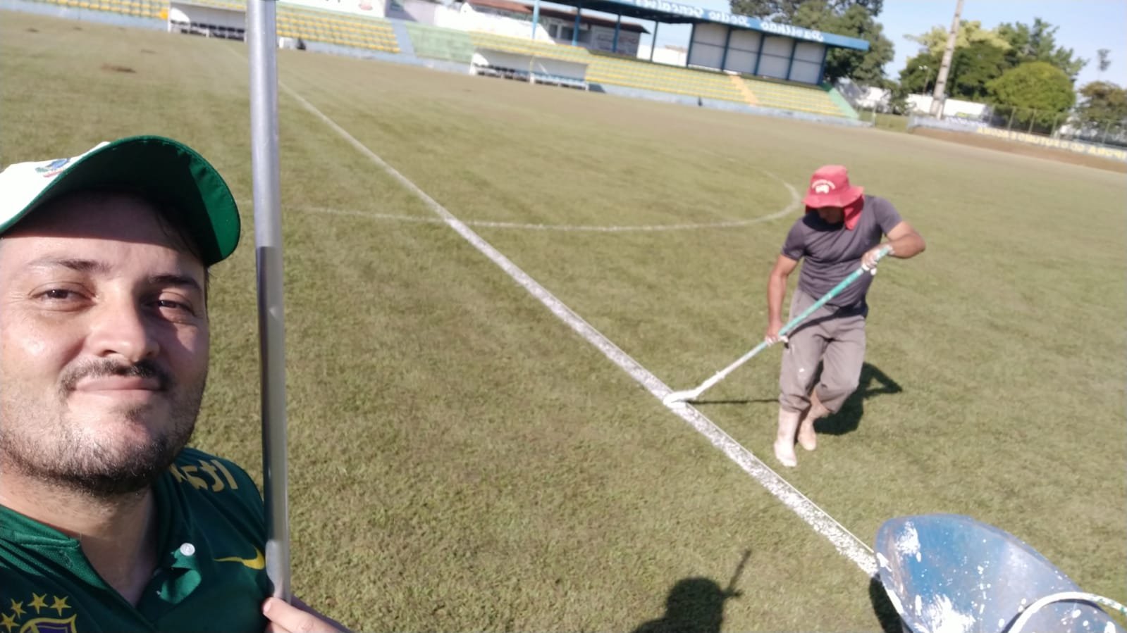 Iporá Estádio Ferreirão Preparado Para Jogo Do Campeonato Brasileiro Domingo Portal Rdr 